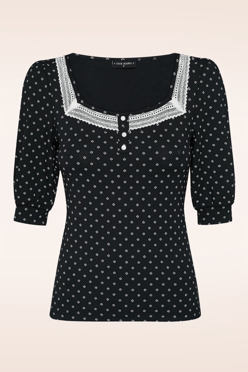 Vive Maria - Petite Émelie shirt in zwart 2