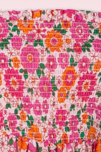 Timeless - Juni Blumen Midi Kleid in Rosa. 3
