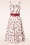 Collectif Clothing - Emmie Rock Lobster Flared Dress in White 2