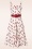 Collectif Clothing - Emmie Rock Lobster Flared Dress in White