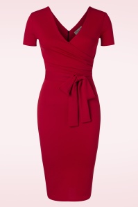 Vintage Chic for Topvintage - Evie Pencil Dress in Red