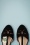 Charlie Stone - London Flache Schuhe mit T-Riemen in Schwarz 4