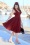 Miss Candyfloss - Killah Bo Swing Dress in Wine 2
