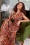 Miss Candyfloss - Morita Violette floral jumpsuit in oranje 3