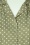 Collectif Clothing - Luana vintage polka dot blouse in saliegroen 3