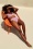 TC Beach - Flipover Bikini Bottom in Blue Snake