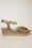 Banned Retro - Judith Wedge Sandals in Bronze