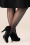 Scarlet - Classic Seamer Tights in Black with Red seam 2