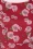 Topvintage Boutique Collection - Exclusief bij Topvintage ~ Adriana mouwloze penciljurk met bloemenprint in rood 4