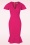 Vintage Chic for Topvintage - Katie pencil jurk in magenta roze