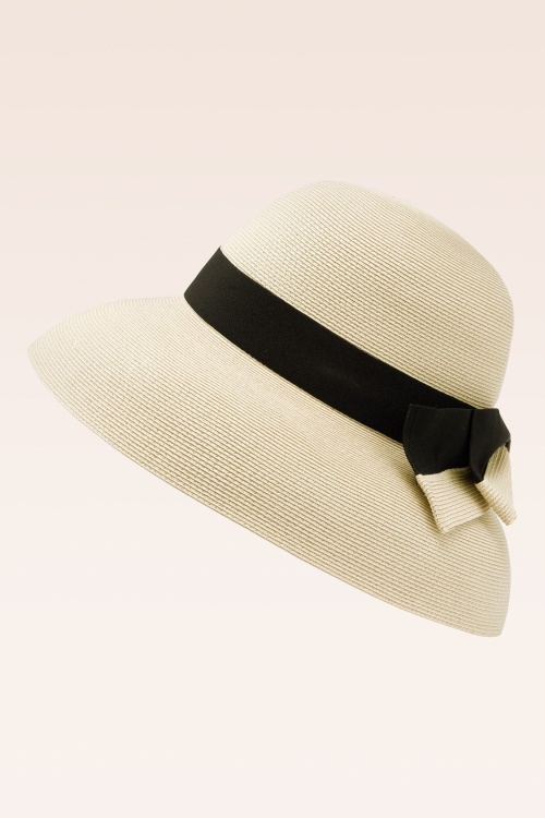 Bronté - Tara Hat in Naturel and Black 3