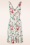 Vintage Chic for Topvintage - Grecian Floral Bird Kleid in Elfenbein 2