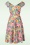 Vintage Chic for Topvintage - Nora Floral Swing Dress in Sage 2