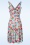 Vintage Chic for Topvintage - Grecian Floral Swing Kleid in Hellblau 2