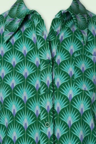 Tante Betsy - Palm Button Shirt in Green 3