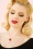 Sweet Cherry - Emma Rose Pearl Necklace Années 50 en Rouge