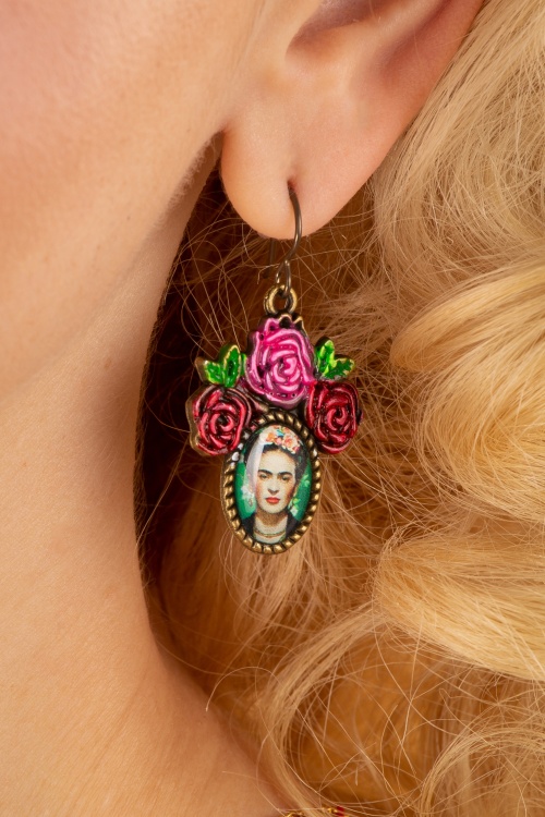 Urban Hippies - 70s Frida Earrings in Antique Gold 2