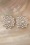 Topvintage Boutique Collection - Flower parel oorstekers in zilver 2