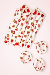 Lieblingsstucke By JuttaVerena - Strawberry Fields - Set of 12 Curlers en Blanc