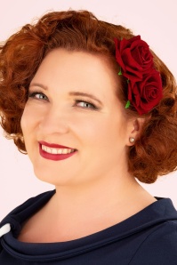 Banned Retro - 50s Be My Valentine Hairpin in Red