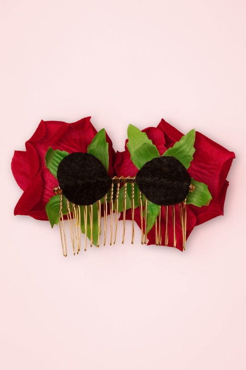 Banned Retro - 50s Be My Valentine Hairpin in Red 4