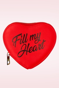 Lulu Hun - Fill My Heart portemonnee in lippenstift rood