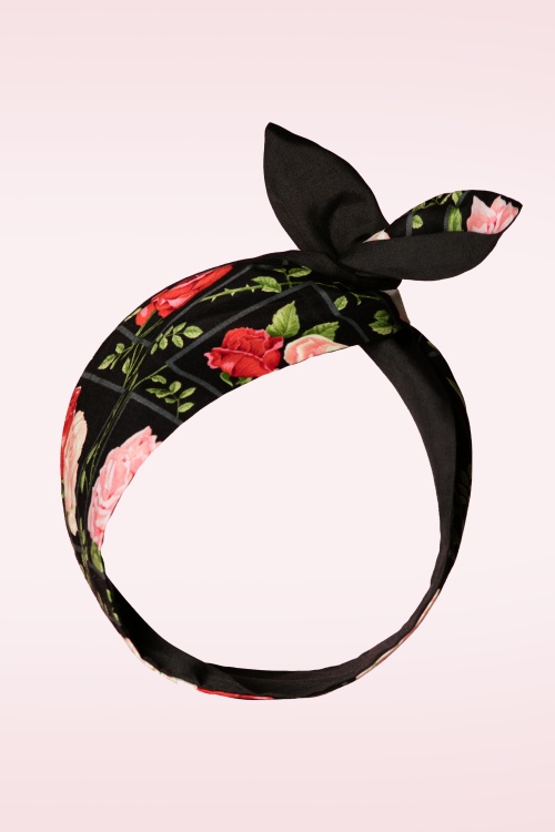 Be Bop a Hairbands - 50s I Want Hibiscuses And Polkadots In My Hair Scarf