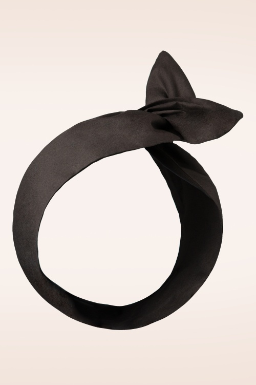 Be Bop a Hairbands - 50s Hair Scarf in Black