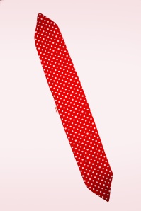 Be Bop a Hairbands - 50s I Want Polkadots In My Hair Scarf in Red 3