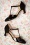 Charlie Stone - New York Luxe Pumps Années 40 en Noir 3