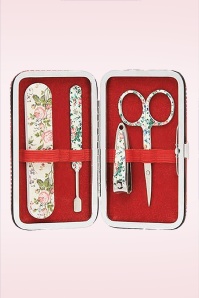 The Vintage Cosmetic Company - Rosie Spot Manicure Purse