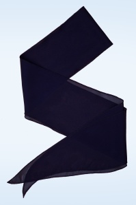 ZaZoo - Chiffon sjaal in marineblauw 4