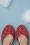 Lola Ramona ♥ Topvintage - Chaussures compensées à pois Penelope Infinity en rouge 3