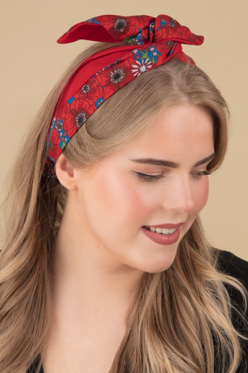 Be Bop a Hairbands - I Love Gingham In My Hair Scarf Années 50