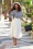 Miss Candyfloss - Efrona Lee Pleated Tartan Bluse in Marineblau und Weiß 2