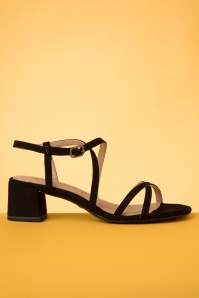 Tamaris - Tara Suedine sandalen in zwart