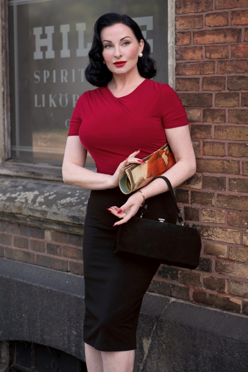 Vintage Chic for Topvintage - Nancy Top in Rot