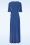 Vintage Chic for Topvintage - Robe longue Norah en bleu bleuet 2