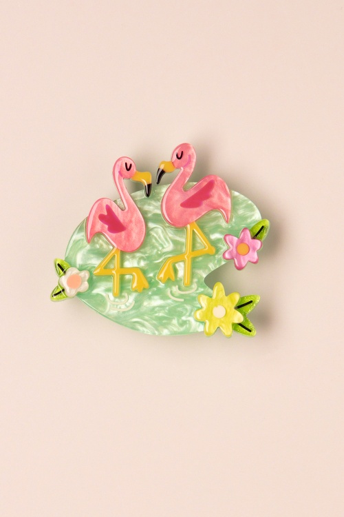 Erstwilder - Let's Flamingle Brooch