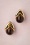 Topvintage Boutique Collection - Molly oorbellen in goud en bruin 3