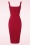 Vintage Chic for Topvintage - Scarlett pencil jurk in rood