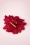 ZaZoo - Flower Hair Clip & Brooch in Red 2