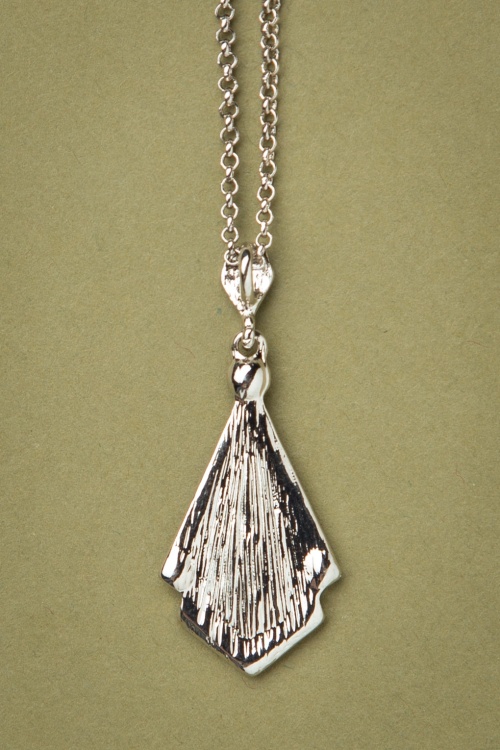 Lovely - Art Deco ketting in zwart 3