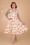Topvintage Boutique Collection - TopVintage exclusive ~ Eliane Rose Swing Dress in White