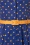Topvintage Boutique Collection - Topvintage exclusiv ~ Angie Polka Dot Swingkleid in Blau und Gelb 7