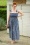 Timeless - Sommer Paisley Maxi Kleid in Blau