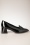 Tamaris - Viola Patent loafer stijl pumps in zwart