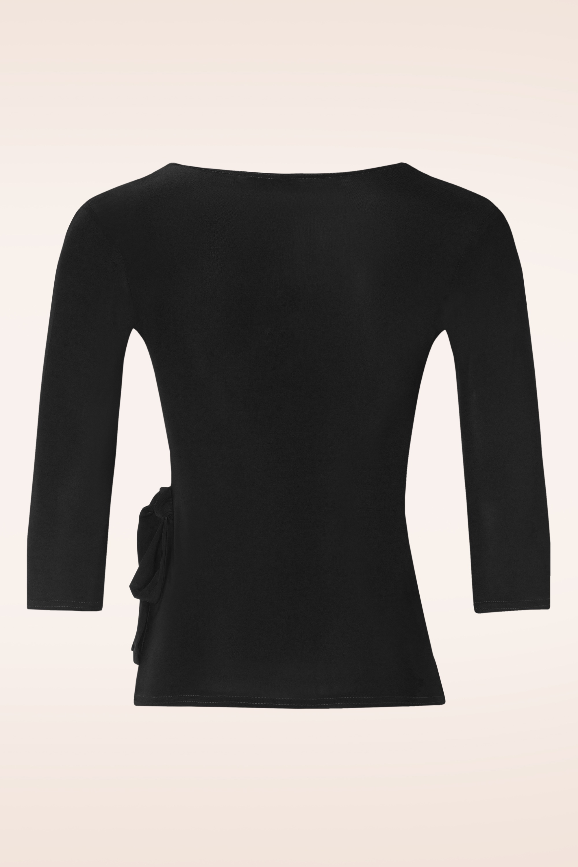 Vintage Chic for Topvintage - Annabelle slinky top in zwart 3