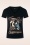 Queen Kerosin - Klassiek Tune Up T-shirt in zwart