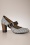 Nemonic - Madera Mary Jane pumps in zwart en wit 3